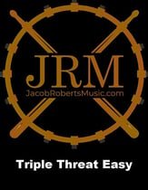 Triple Threat Easy Marching Band sheet music cover